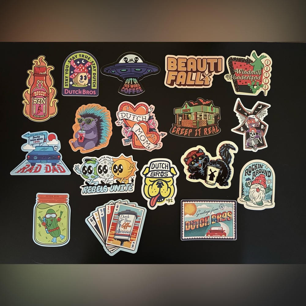 DUTCH BROS STICKERS